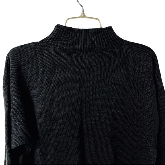 Vintage Victoria Jones Black Beaded Sweater, size Large - Picture 7 of 13